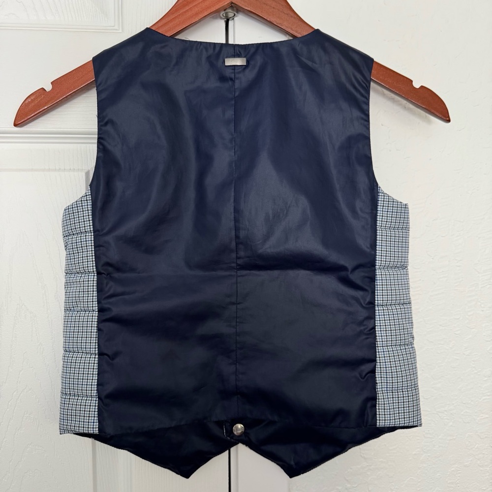 Herno Boys Reversible Puffer Vest Size 8A - Picture 3 of 13